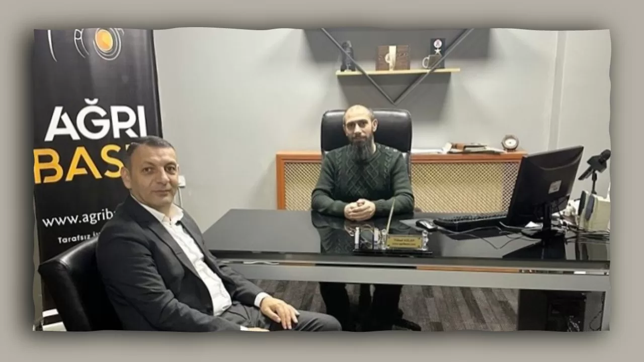 Ağrı Belediye Başkan Adayı Av. Mehmet Salih Aydın, Ağrı Basın’ı ziyaret etti!