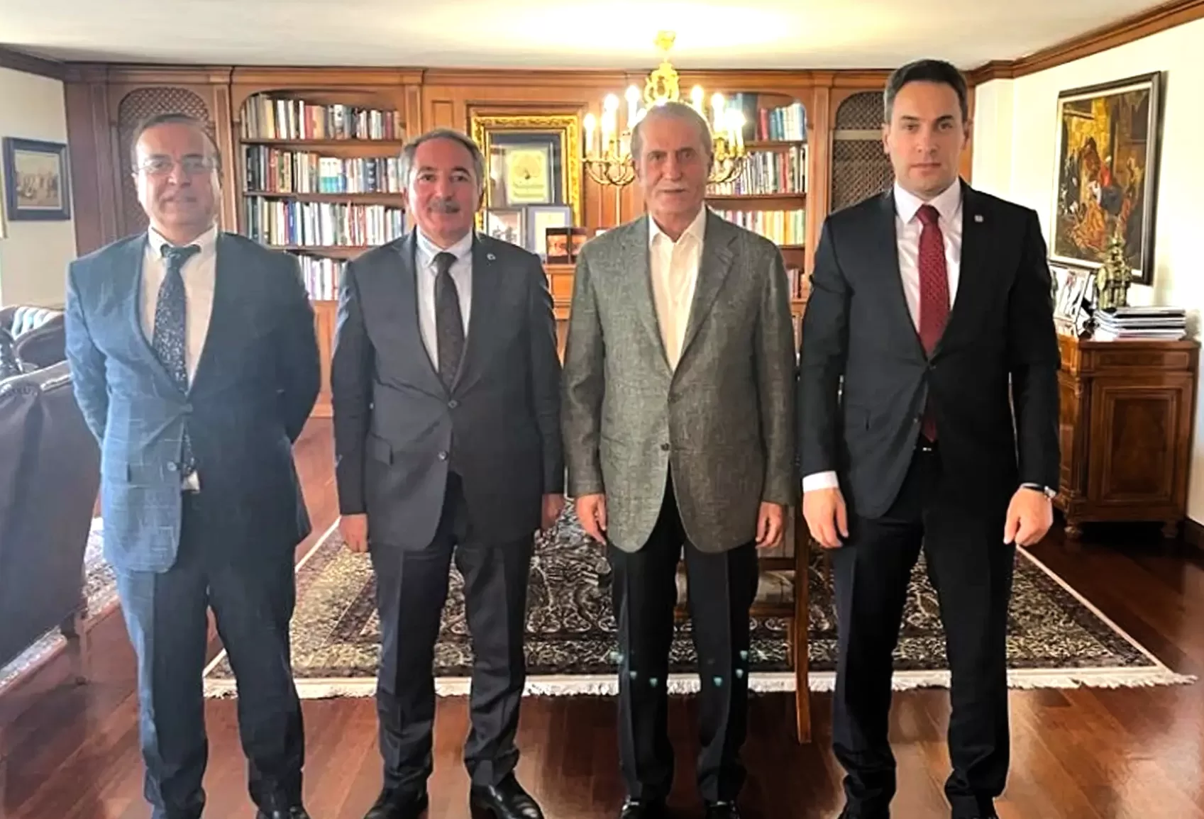 AİÇÜ Rektörü Prof. Dr. Karabulut, IC Vakfı’nı Ziyaret Etti