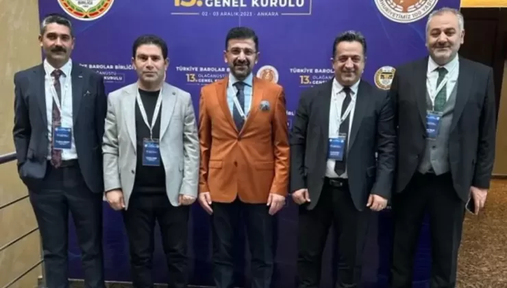 Ağrı Baro Başkanı Av. Günakın, Türkiye Barolar Birliği 13. Olağanüstü Genel Kurulu’nda