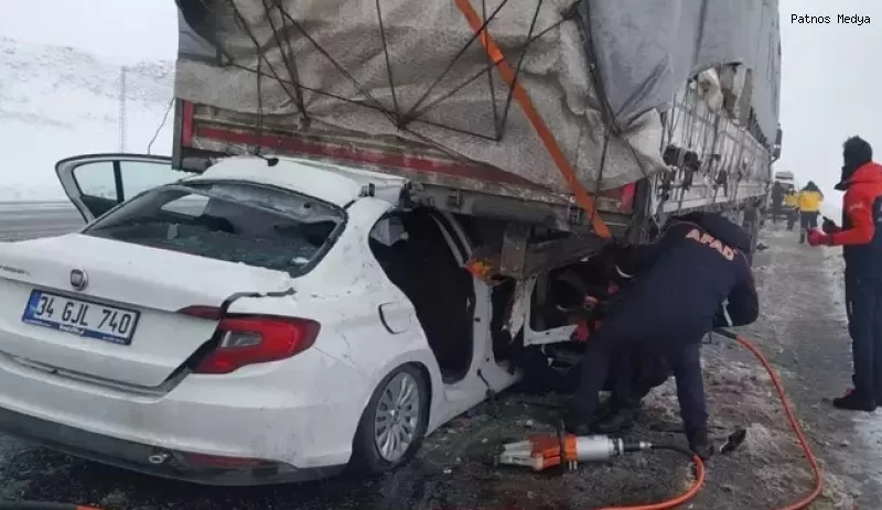 Ağrı’daki kaza 2 can aldı!