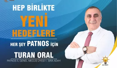 İş insanı Turan Oral AK Parti Patnos İl Genel Meclis Üyesi Adayı oldu!