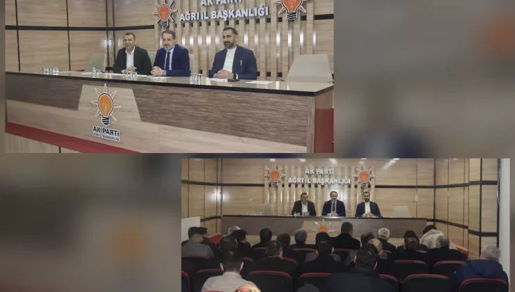 AK Parti Ağrı Belediye Başkan adayı Aydın’dan ilk istişare toplantısı geldi!