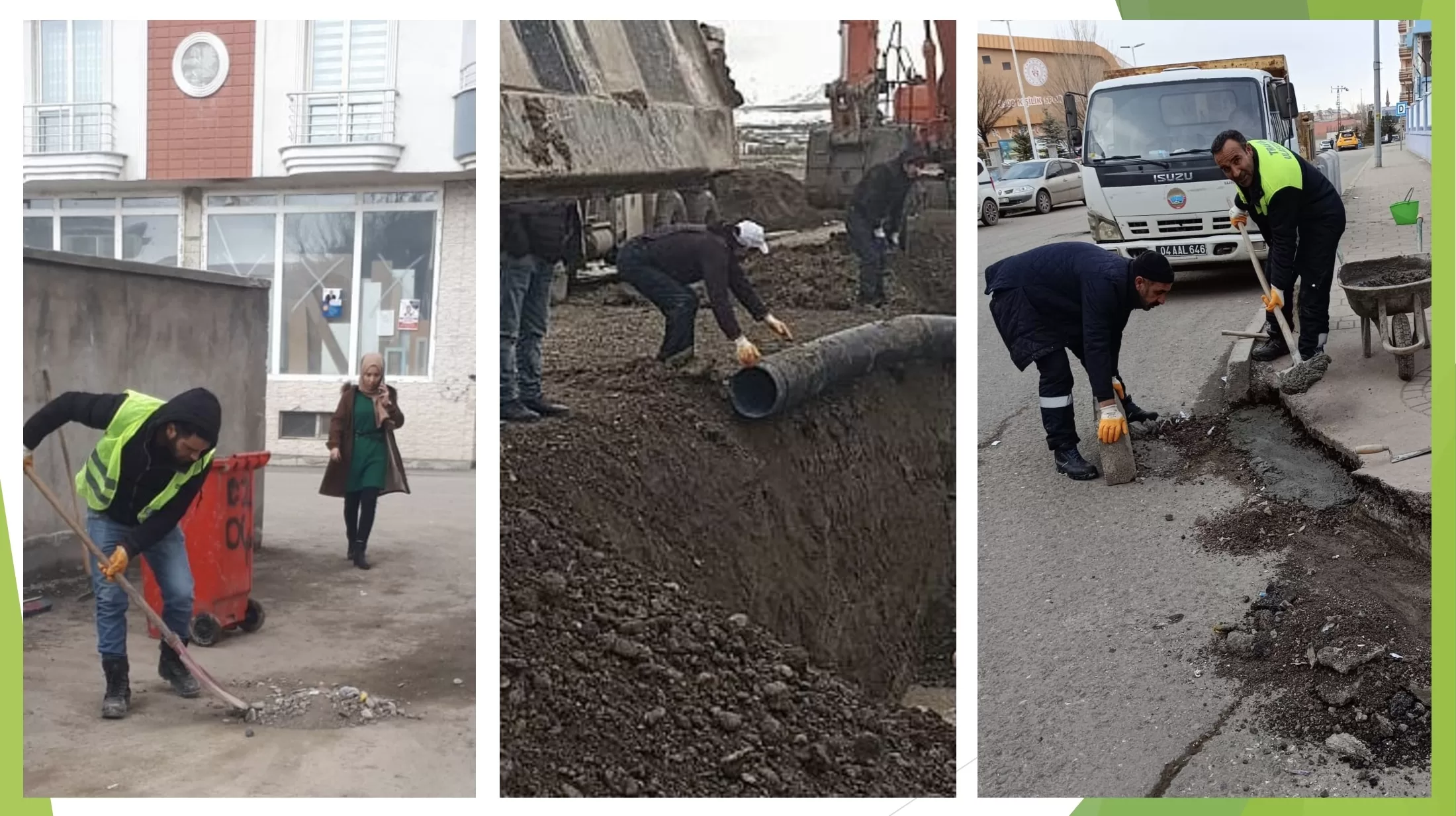 Ağrı Belediyesi ekipleri, bakım onarım işlerine başladı!