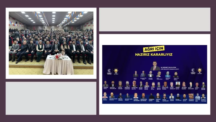 AK Parti Ağrı İl Genel ve Belediye Meclis Üyesi Adayları tanıtım toplantısı gerçekleştirildi