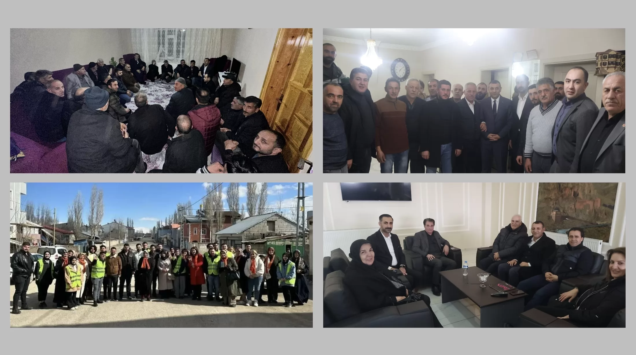 AK Parti Ağrı Belediye Başkan Adayı Aydın, Ağrılı hemşerileriyle iç içe!