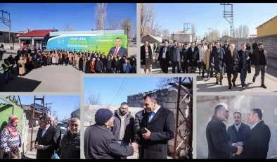 AK Parti Ağrı Belediye Başkan Adayı Salih Aydın, halkın sevgi seli ile karşılandı!