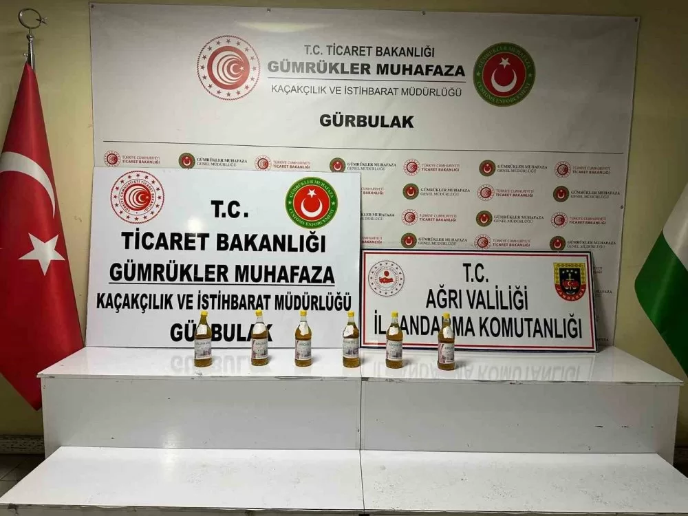Ağrı’da bin 168 kilogram sıvı uyuşturucu bulundu