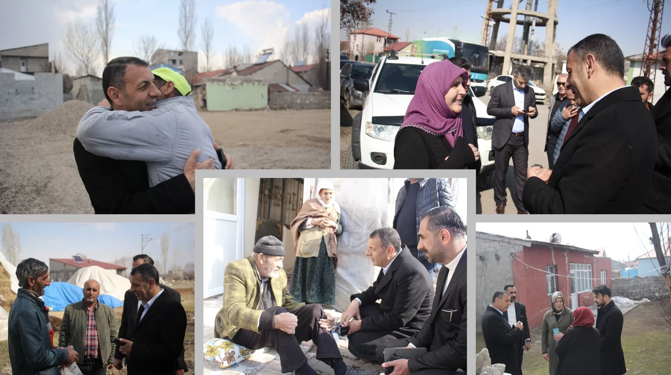 AK Parti Ağrı Belediye Başkan Adayı Salih Aydın, Kazım Karabekir Mahallesi’ni ziyaret etti