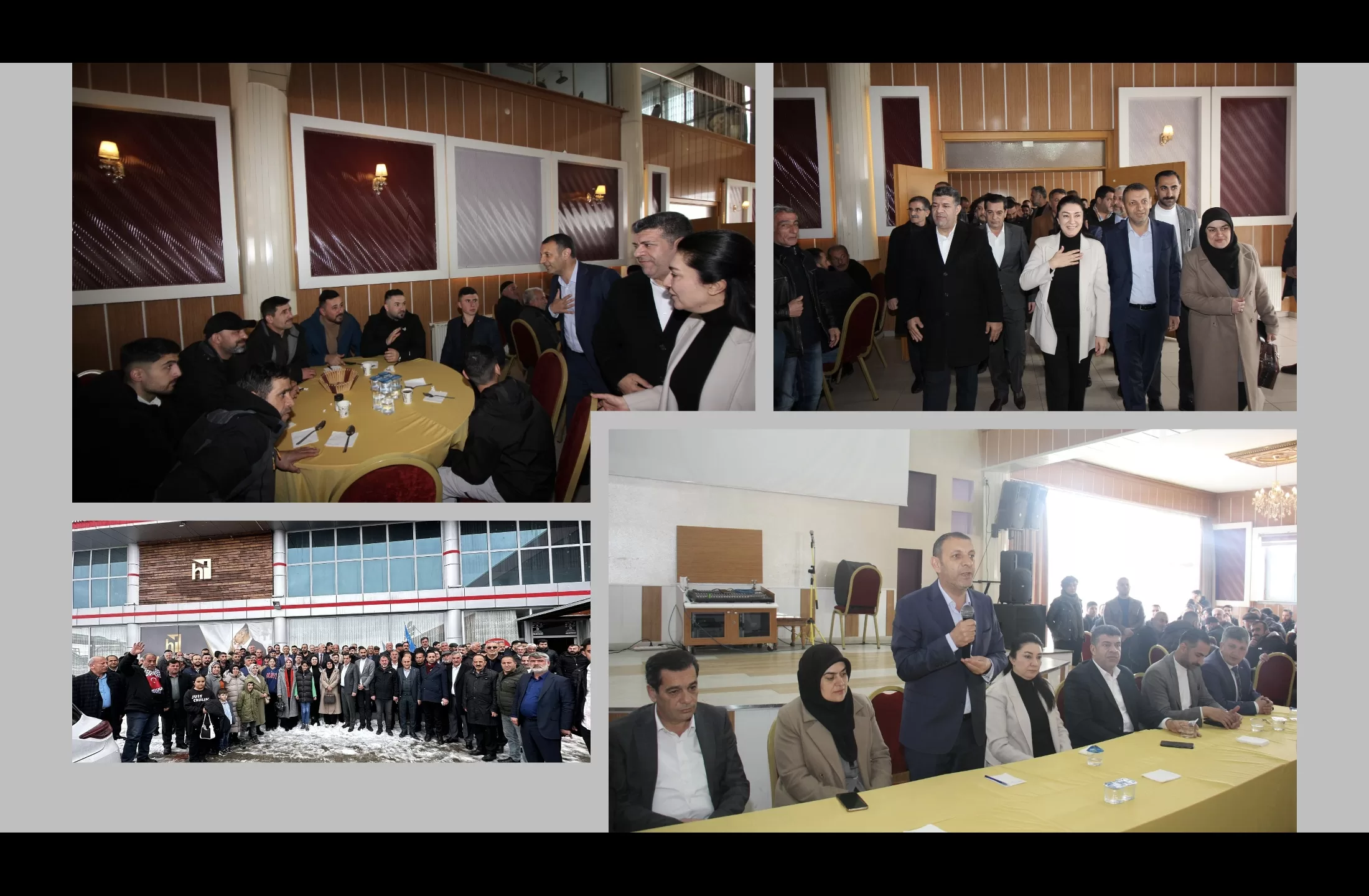 AK Parti Ağrı Belediye Başkan Adayı Mehmet Salih Aydın, miting havasındaki buluşmaya katıldı!