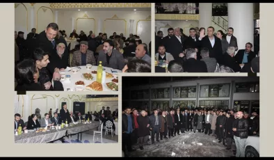 AK Parti Ağrı Belediye Başkan Adayı Salih Aydın, büyük ailelerin temsilcileriyle iftar yemeğinde buluştu