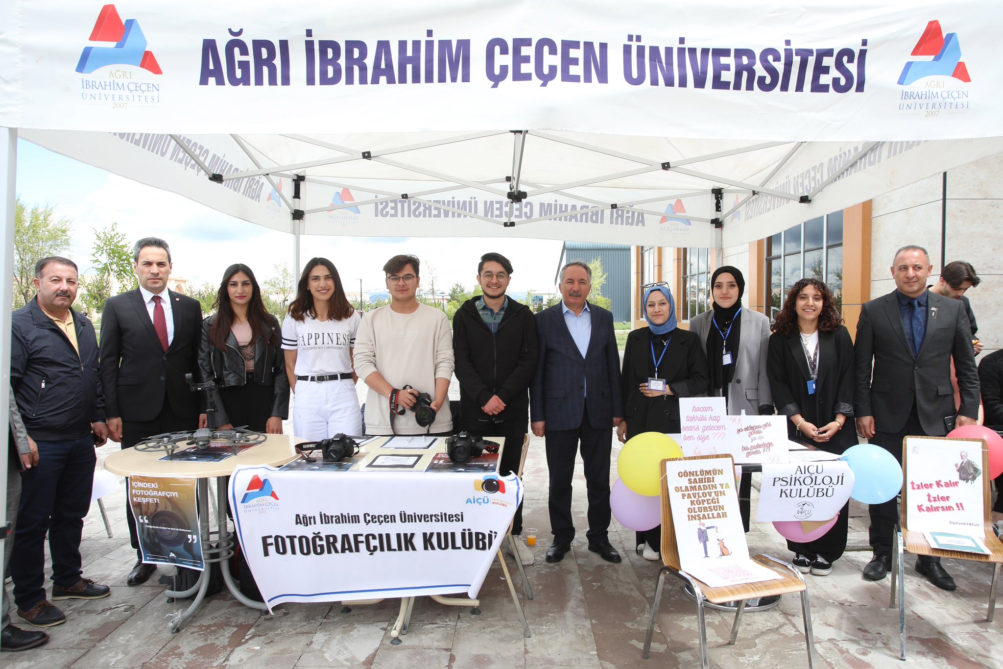 AİÇÜ Rektörü Prof. Dr. Karabulut, Öğrenci Kulüpleri Tanıtım Programında