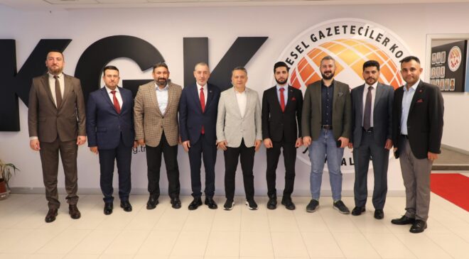 Türkmen Bakan Aydın Maruf, KGK’ni ziyaret etti