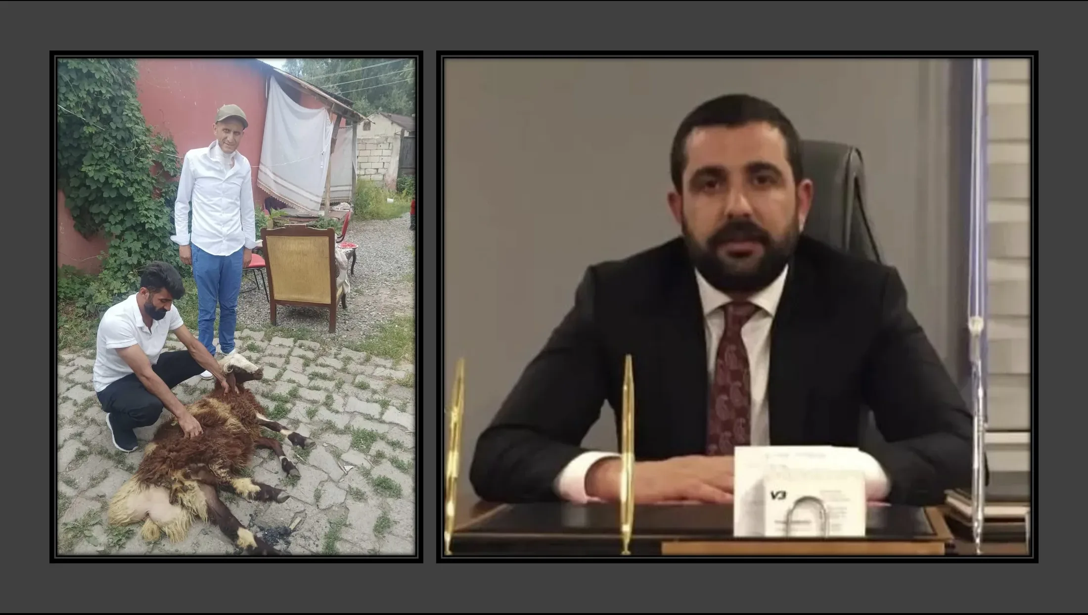 İş insanı Volkan Barbaros, Ahmet Demirkol için adak kesti!