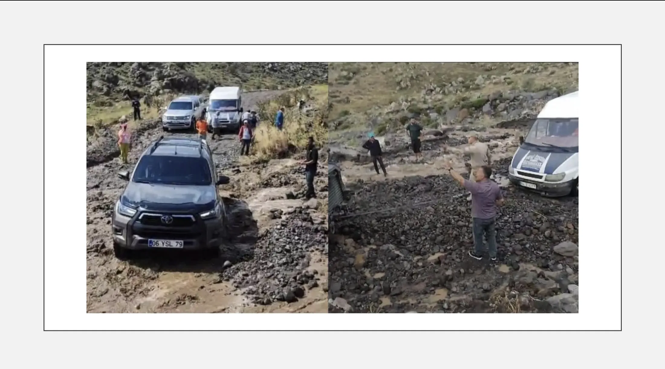 Ağrı Dağı’nda turistler mahsur kaldı!