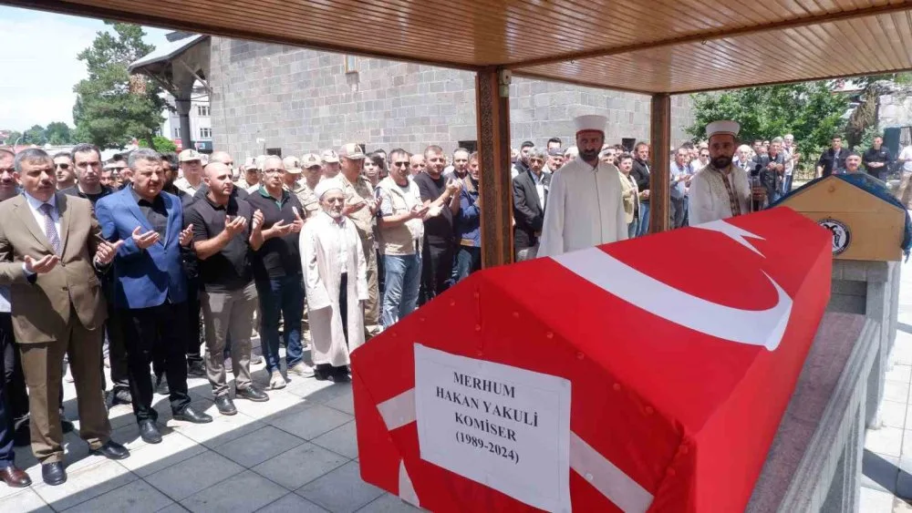 Ağrı’da görevli Komiser, Erzurum’da toprağa verildi