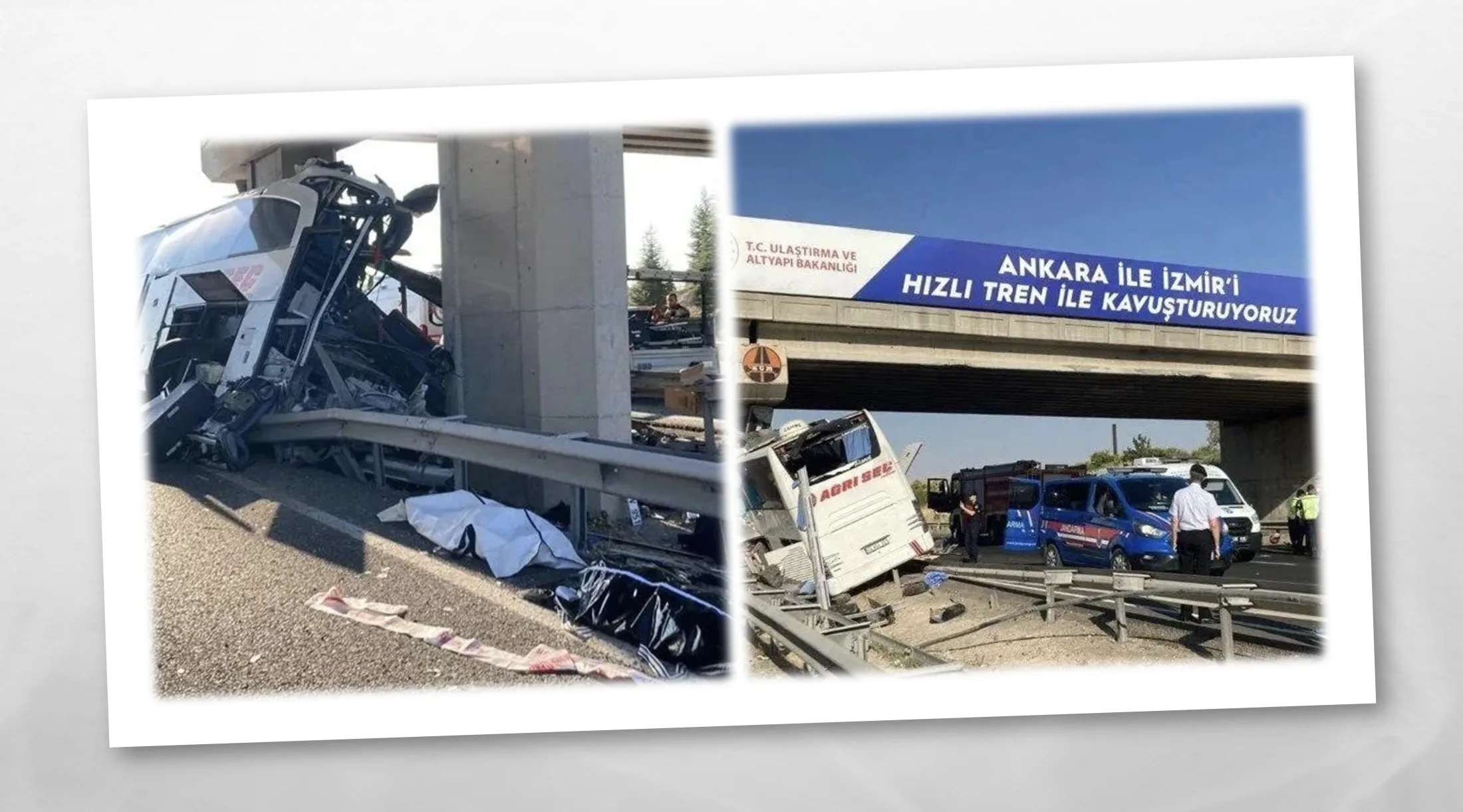 Ağrı’ya ait firma kaza yaptı, 11 ölü, 26 yaralı var!