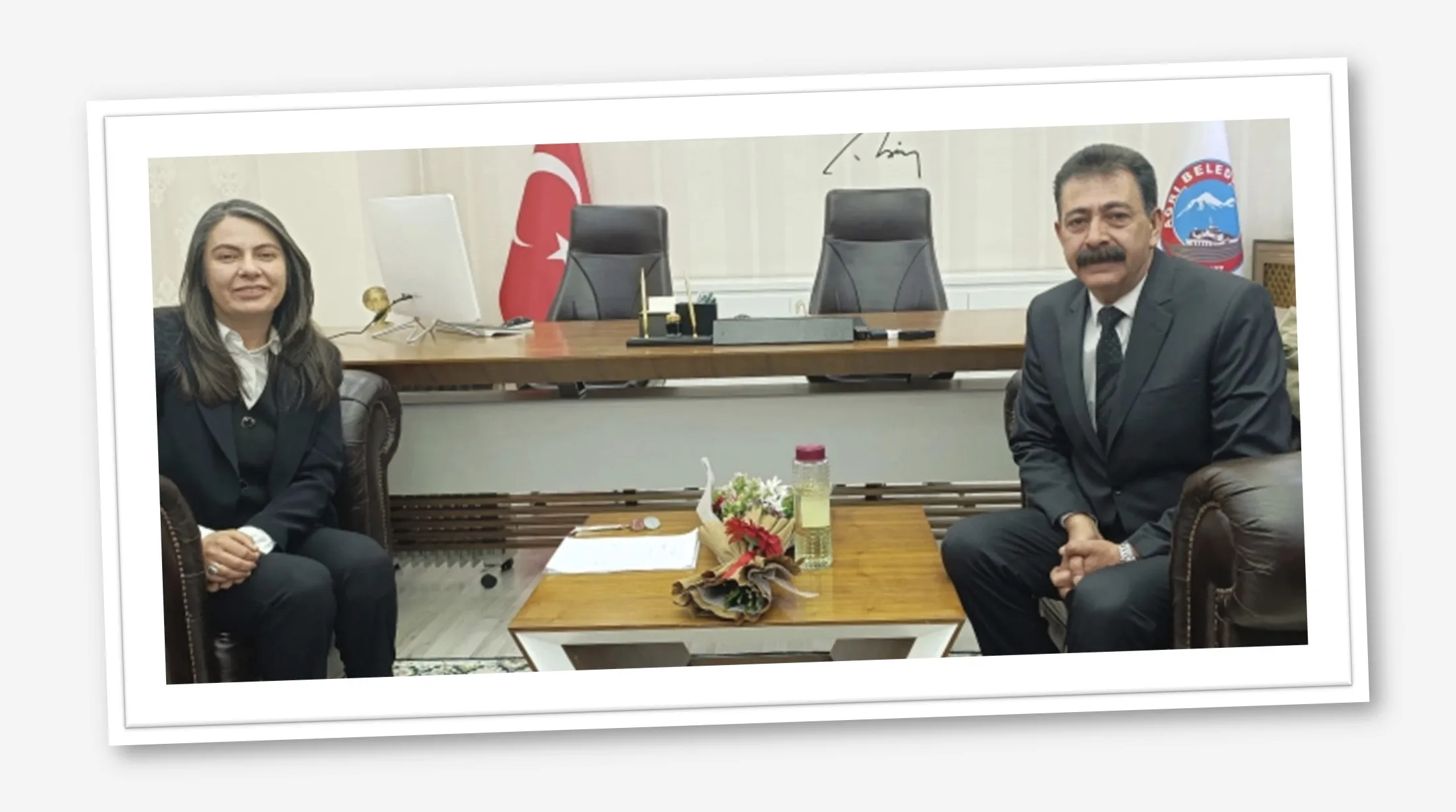 Ağrı Belediyesi’nin DEM Partili Başkanları Aras ve Akkuş kavgaya tutuştu!