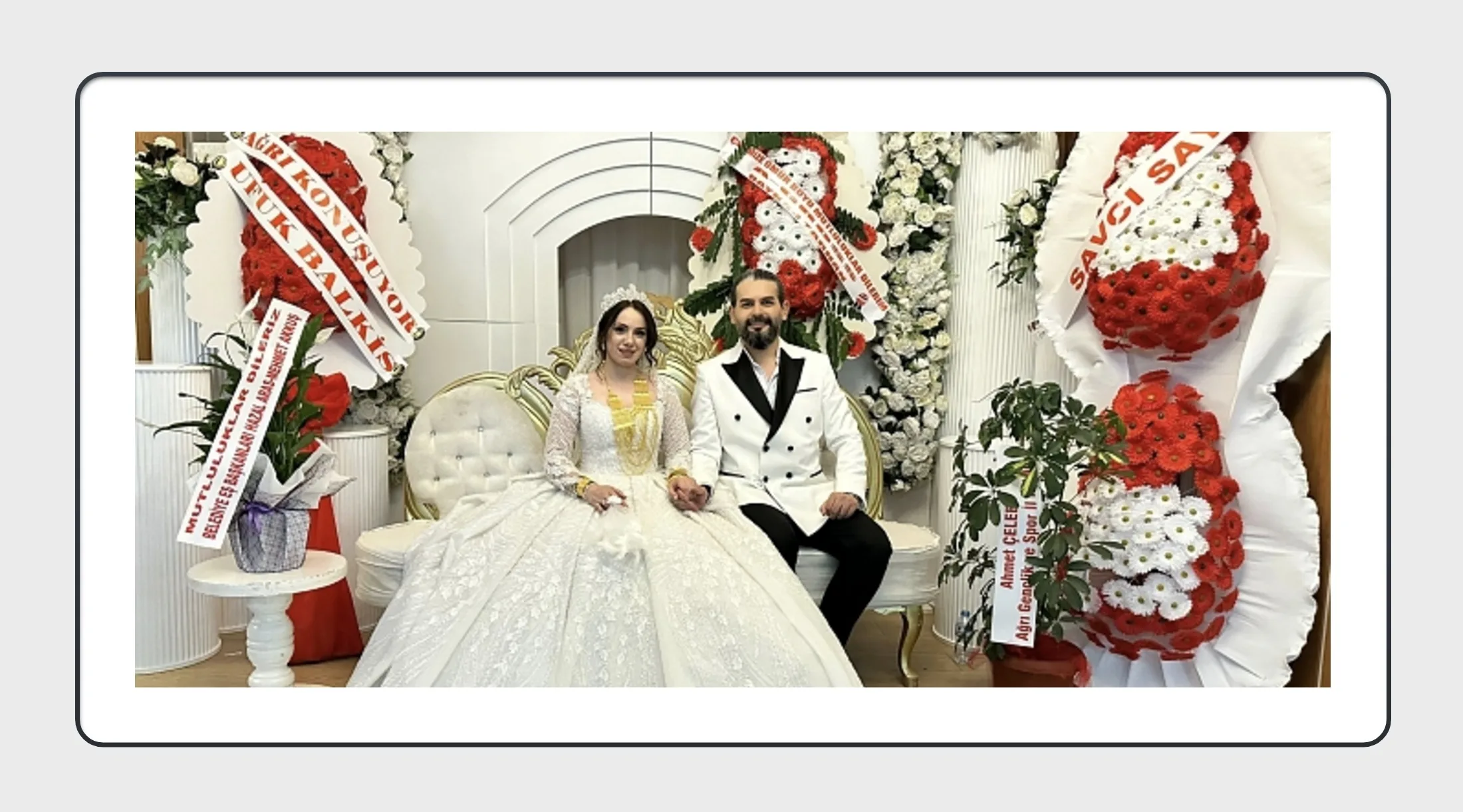 Gazeteci Gürkan Güneş, Yurda Nur Aslankılıç ile dünya evine girdi