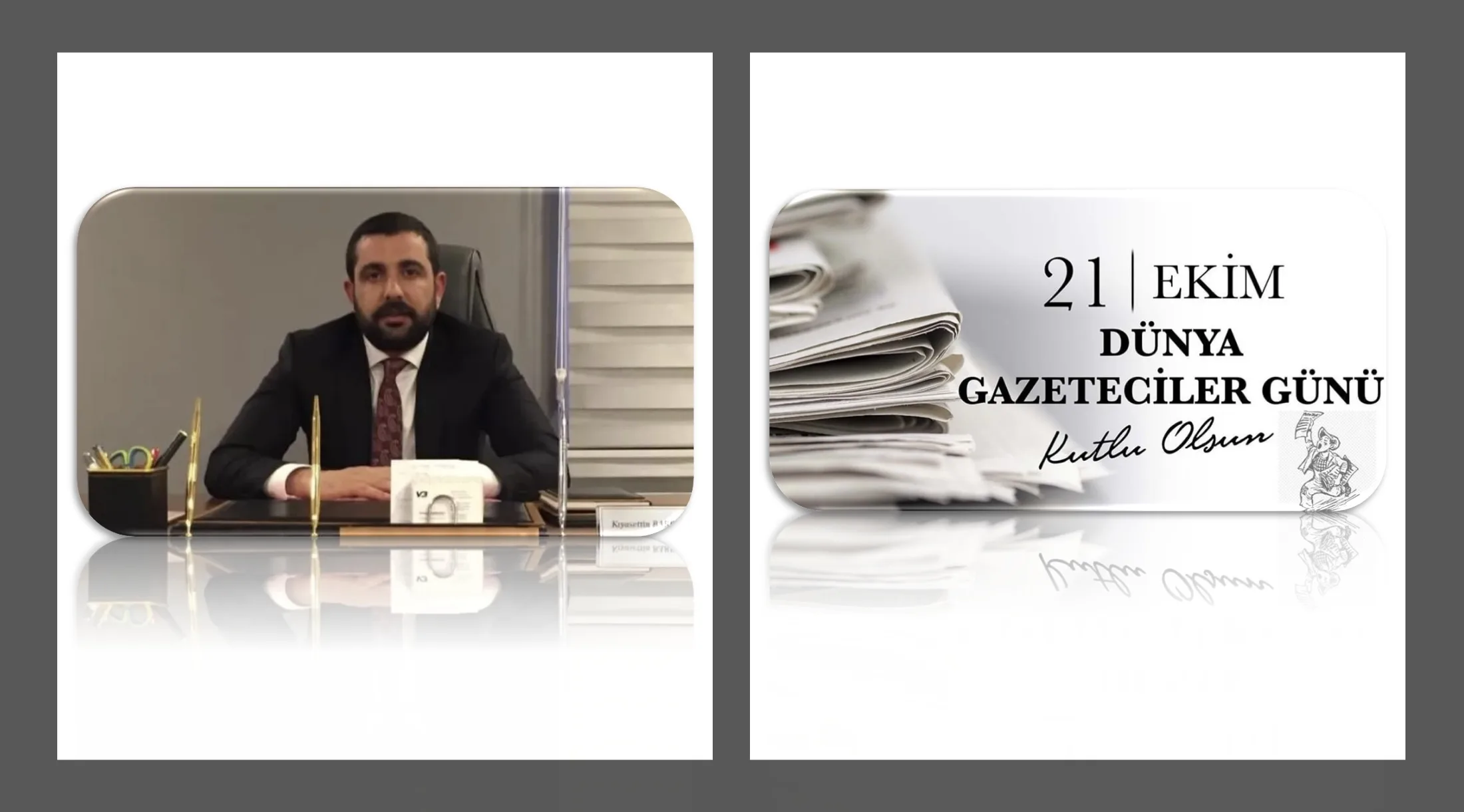 İş insanı Volkan Barbaros’tan, ‘21 Ekim Dünya Gazeteciler Günü’ mesajı