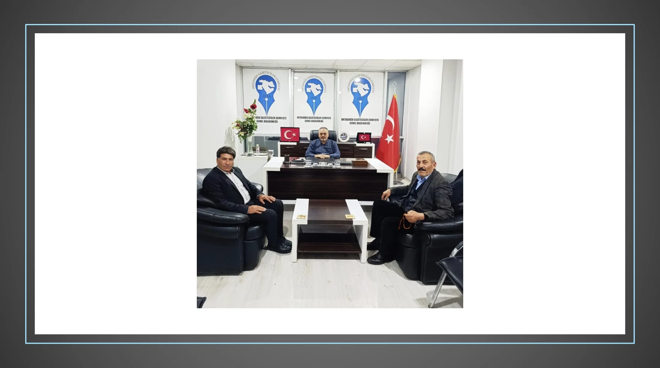Ağrı’nın dengbejlerinden OGC Başkanı Aydın’a ziyaret