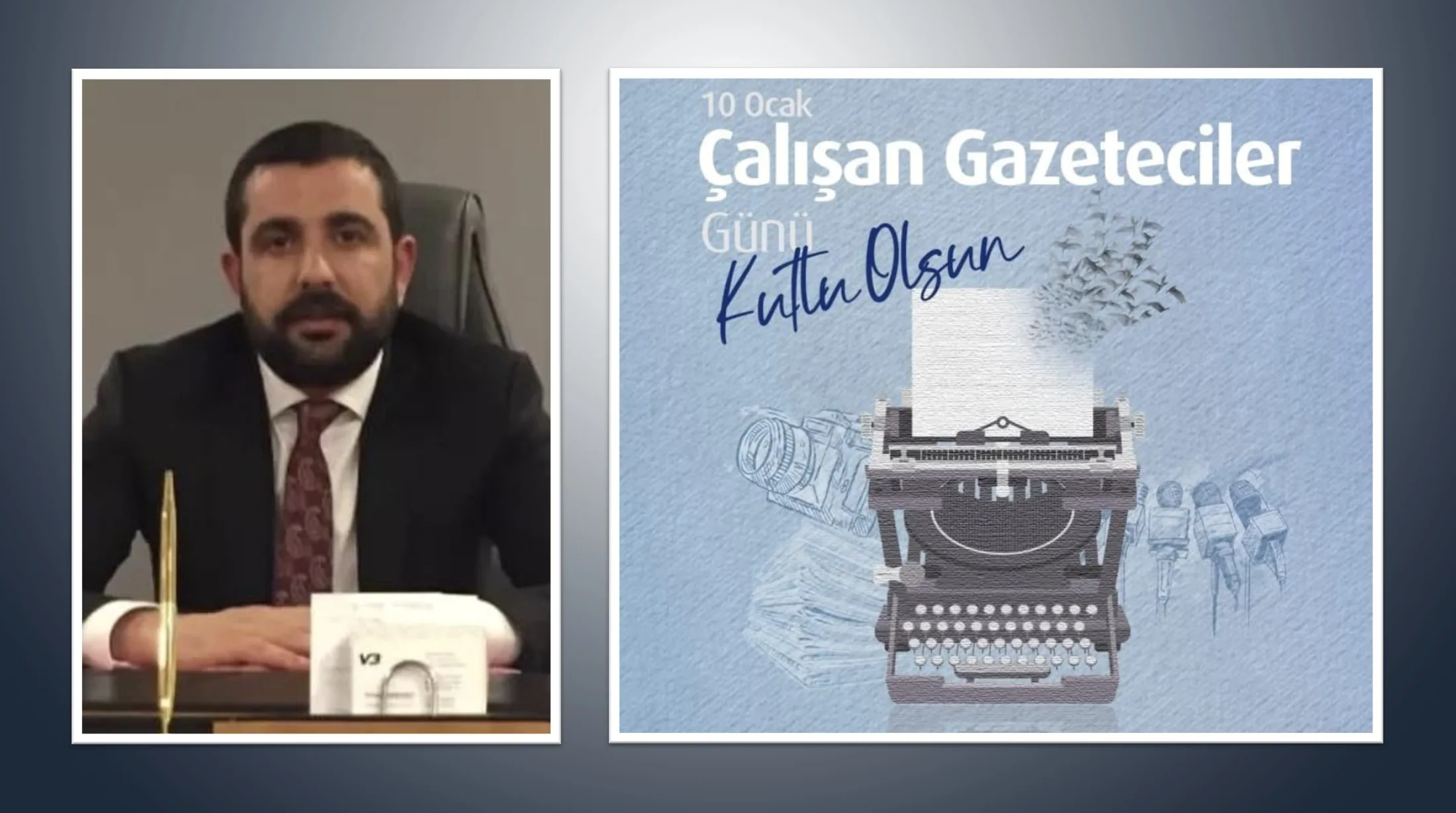 İş İnsanı Volkan Barbaros, 10 Ocak Çalışan Gazeteciler Günü Mesajı Yayınladı
