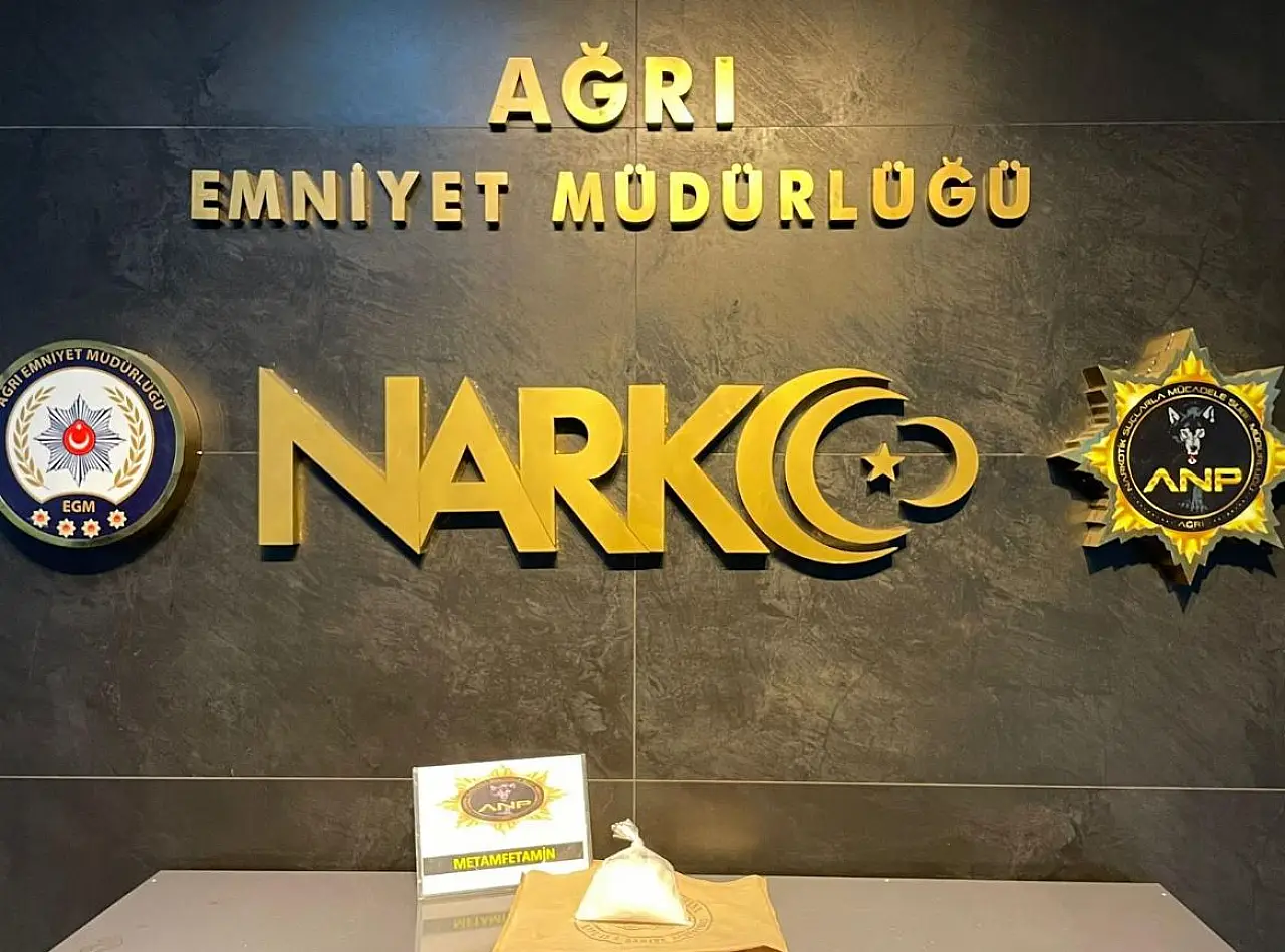 Ağrı’da metamfetamin ele geçirildi!
