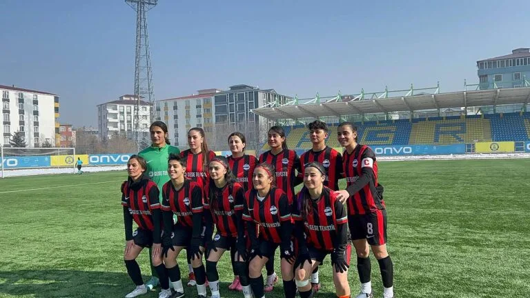 Ağrılı Kadın Futbol Takımı, zafere imza attı!