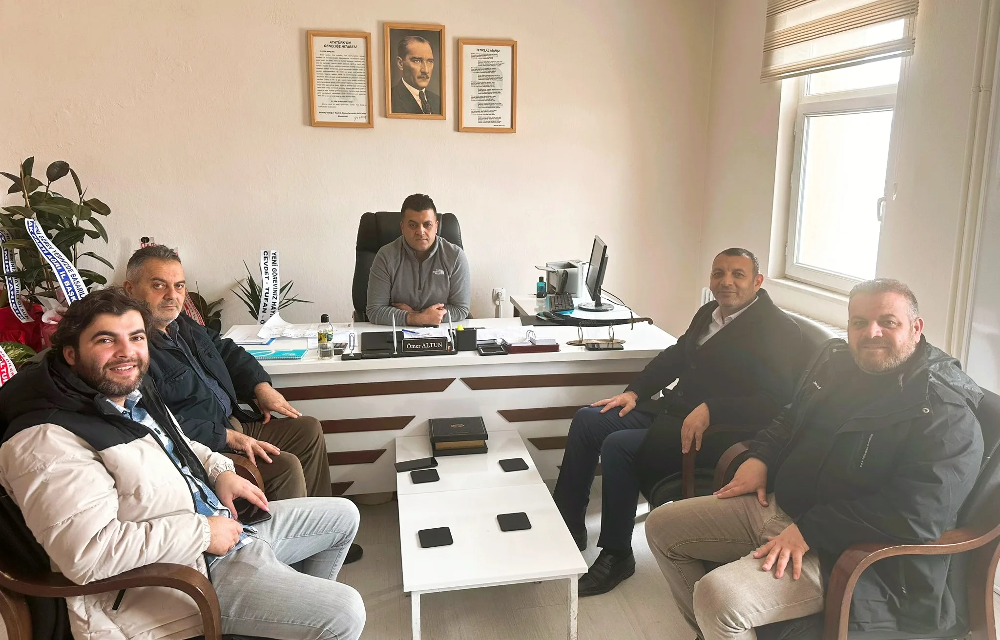 Ömer Altun’a hayırlı olsun ziyareti yapıldı