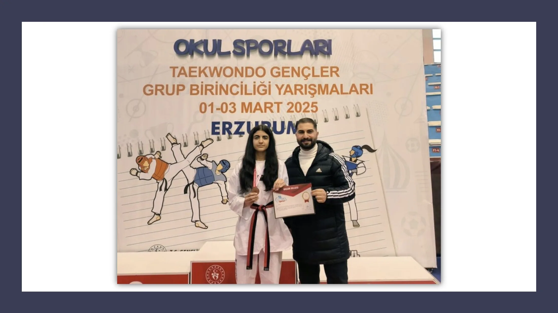 Ağrılı genç sporcu, gurur kaynağı oldu