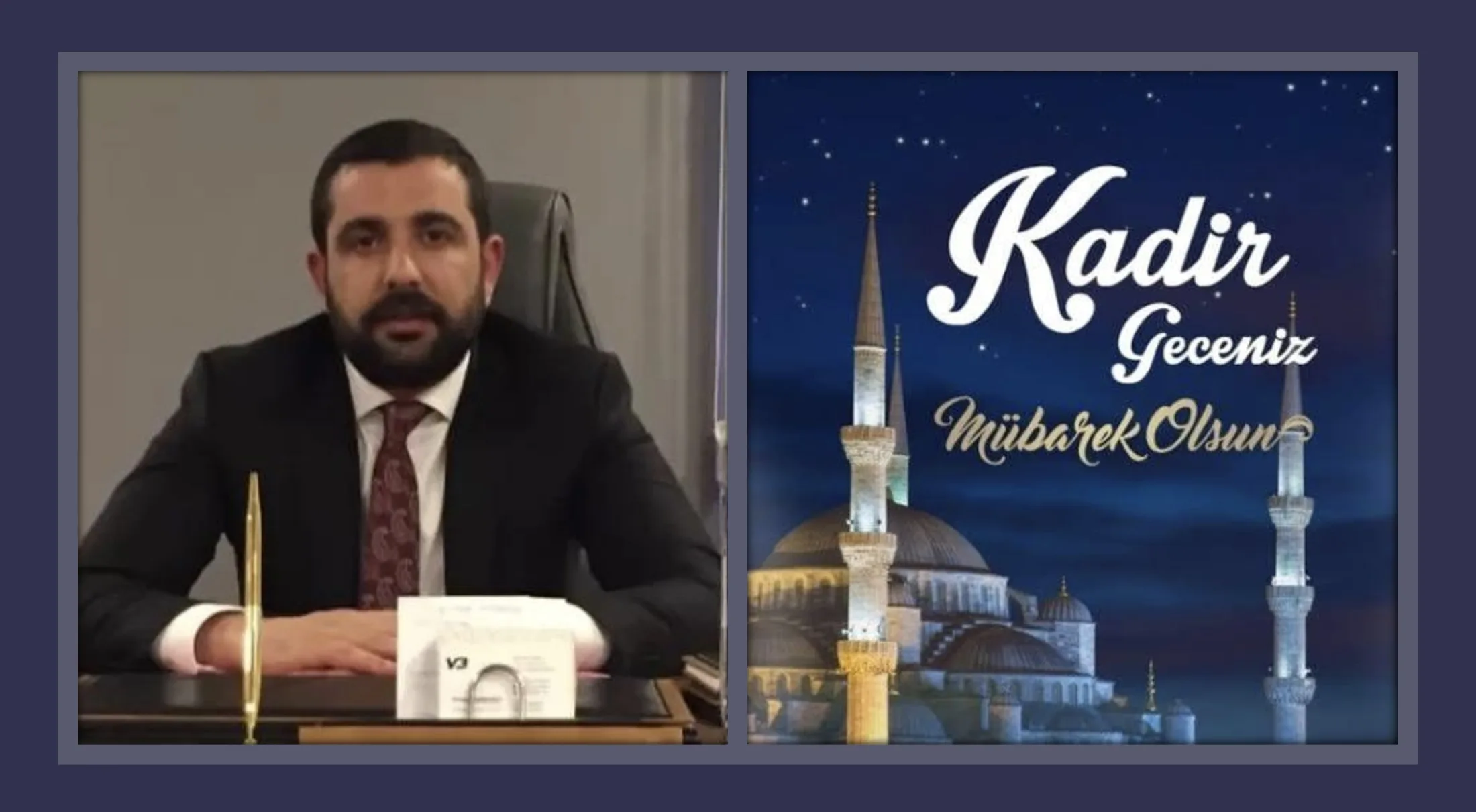 İş insanı Barbaros’tan ‘Kadir Gecesi’ mesajı