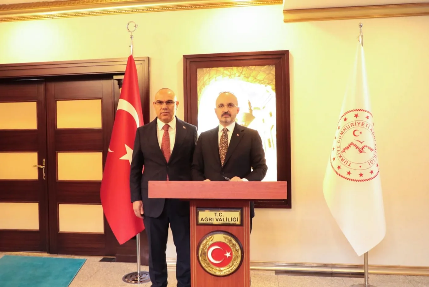 İçişleri Bakan Yardımcısı Turan’dan Ağrı Valisi Koç’a ziyaret