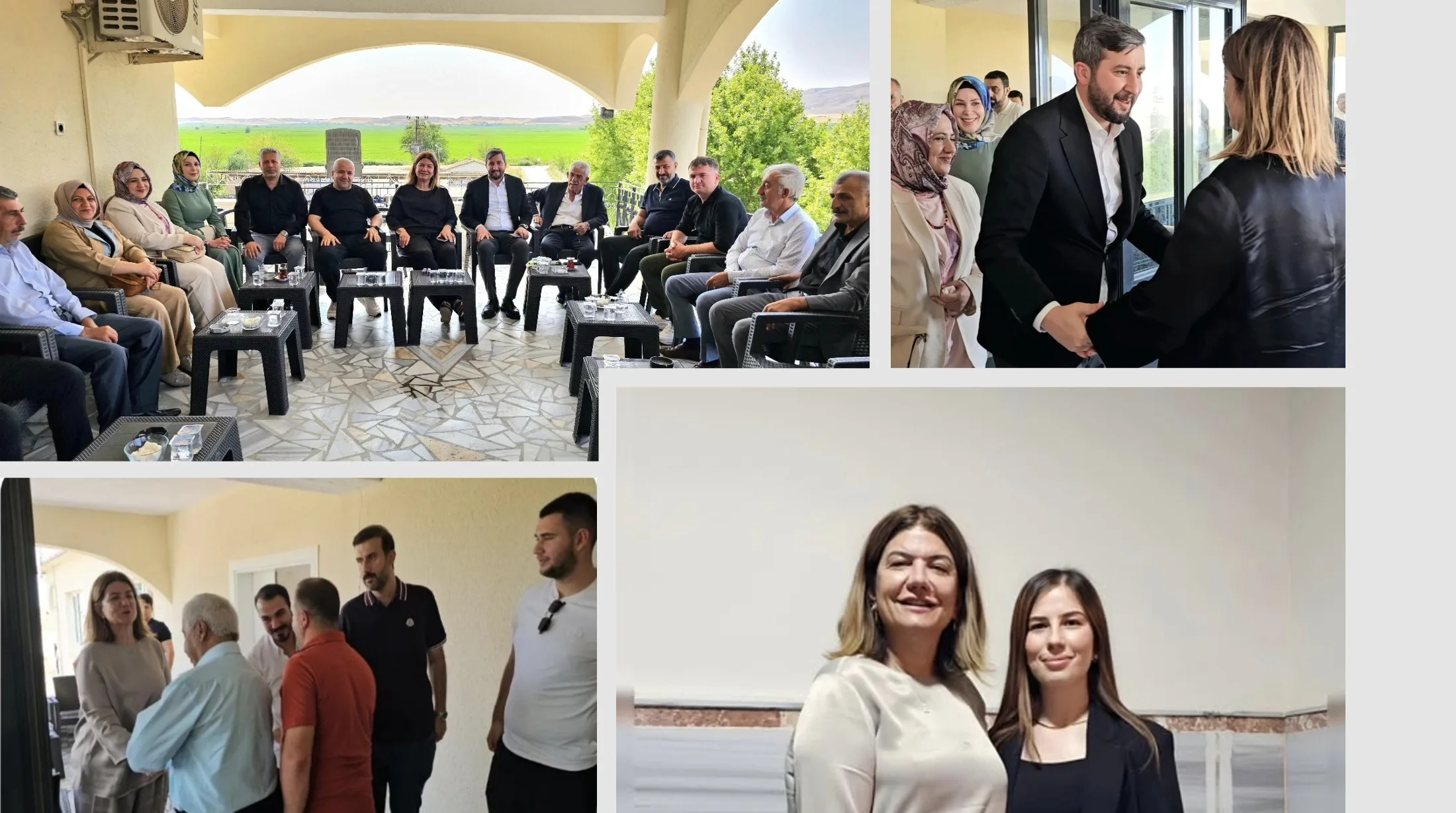 Suna Kepolu Ataman, babaocağında bayramlaştı